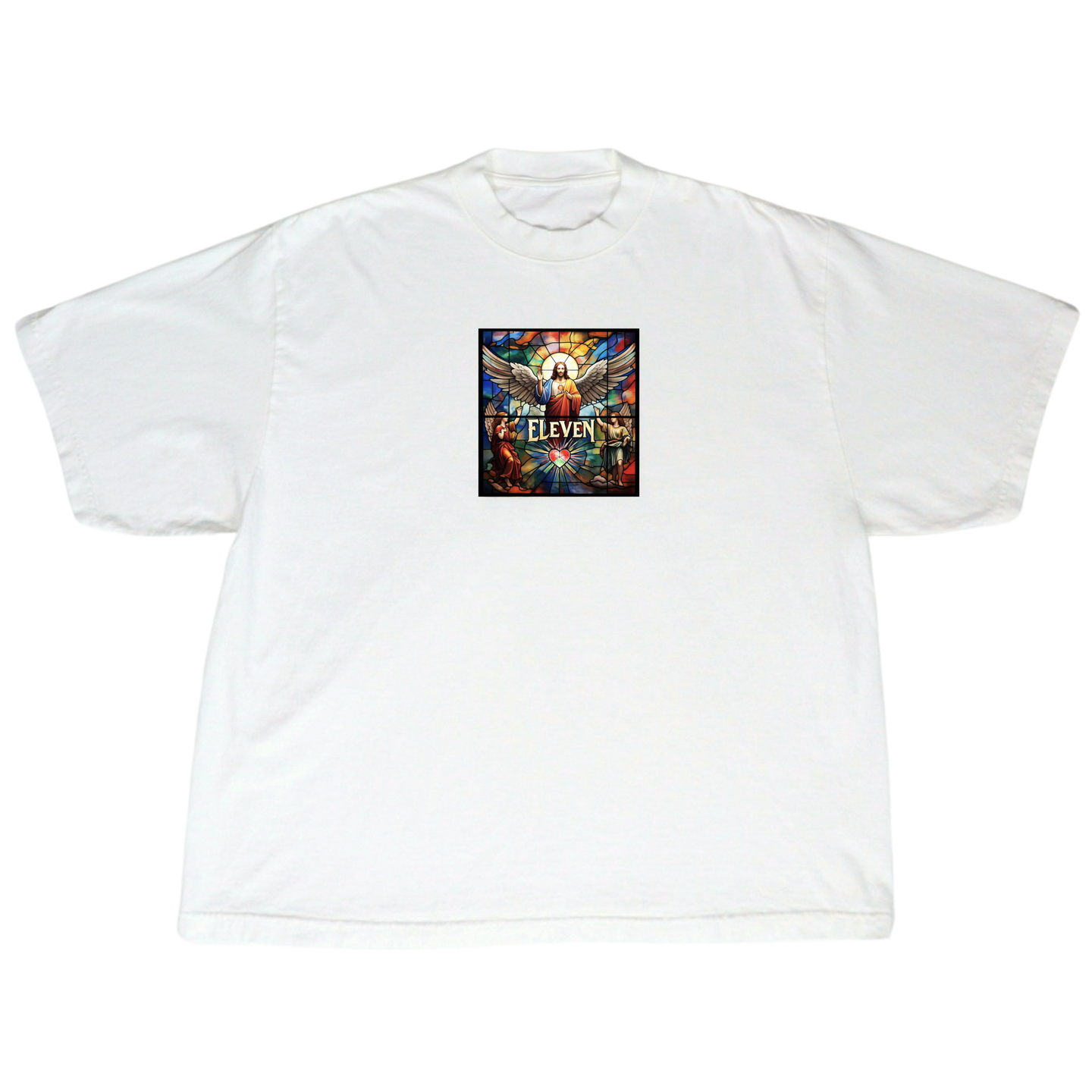 Sacred Heart Oversized T-Shirt | White